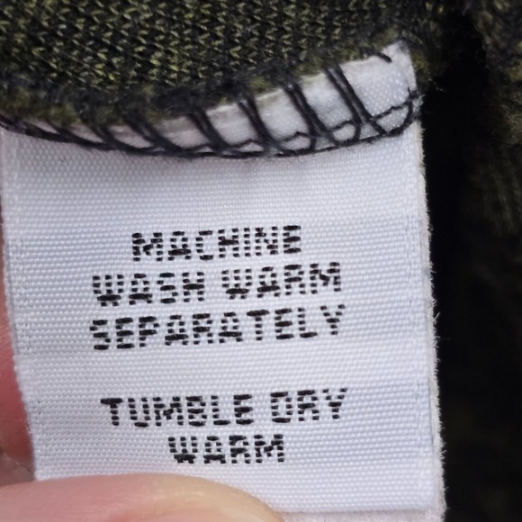 Cut Loose Shirt Women Large Green Floral Long Sleeve Pullover Stretch Goblincore - Picture 5 of 12